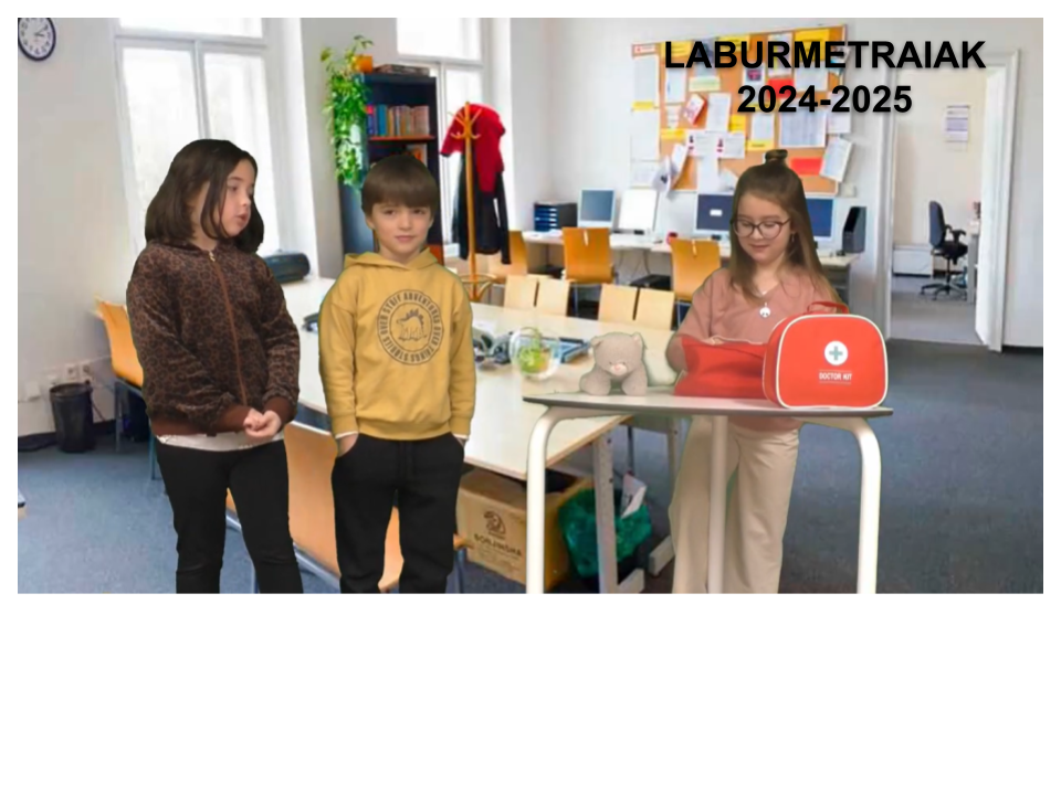 Mediante la realización de cortos el alumando de primaria trabajó el euskera y las emociones.